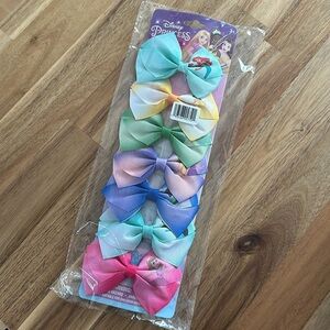NEW Disney Princess Bows - Set of 7